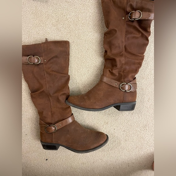 Kohl's Shoes Brown Knee High Boots Poshmark